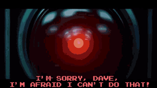I'm sorry Dave, I'm afraid I can't roll back...
